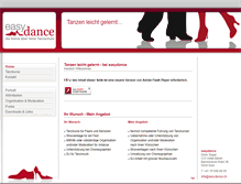 Tablet Screenshot of easydance.ch